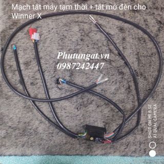 Mạch Tắt Máy Tạm thời và tắt mở đèn dùng nút đề Zin cho Winner X