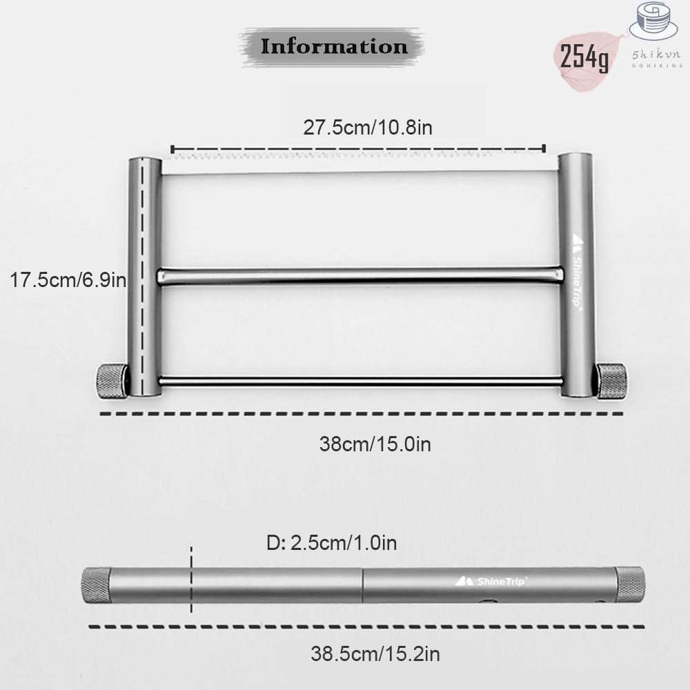Cưa mini cầm tay bằng hợp kim nhôm có thể gấp lại tiện dụng