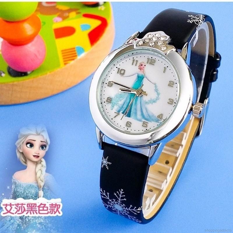 Đồng hồ hình phim hoạt hình Frozen đính pha lê cho bé gái | BigBuy360 - bigbuy360.vn