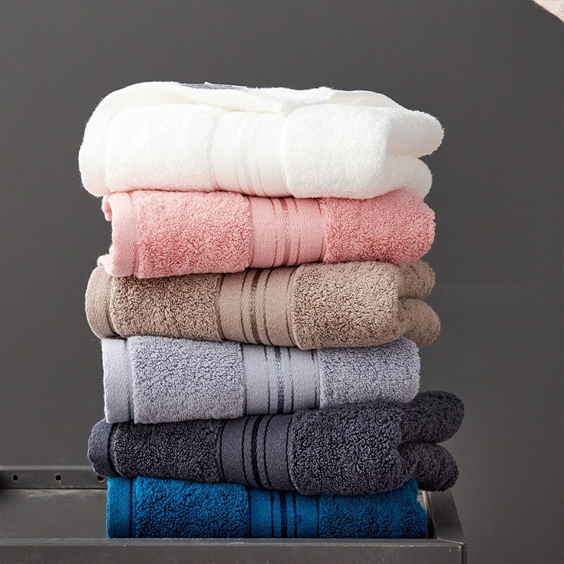 Khăn Mặt Cao Cấp Chất Liệu Cotton Siêu Dày Thấm Hút Không Ra Màu Không Xù Lông KM0301
