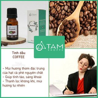 [NGUYÊN CHẤT 100%] Tinh dầu Cafe 10ml SCENTASTIC TAN