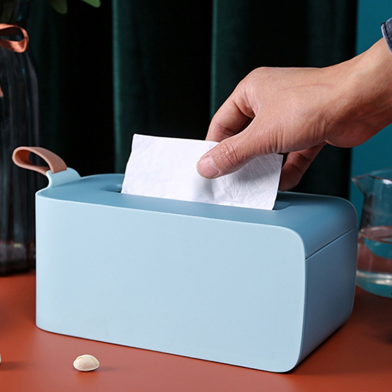 Giá Đỡ Khăn Giấy Hình Chữ Nhật Tiện Dụng Cho Gia Đình / Văn Phòng