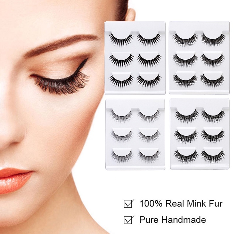 [Hàng mới về] Bộ lông mi giả dày màu đen dùng cho trang điểm thủ công | BigBuy360 - bigbuy360.vn