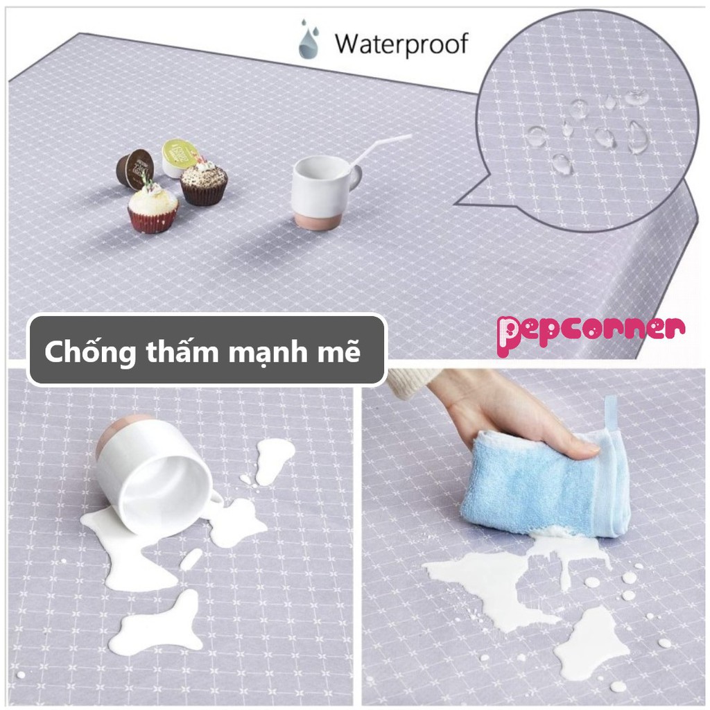 Tấm thảm lót chống thấm chống trơn trượt cho bé vui chơi, ăn dặm BLW