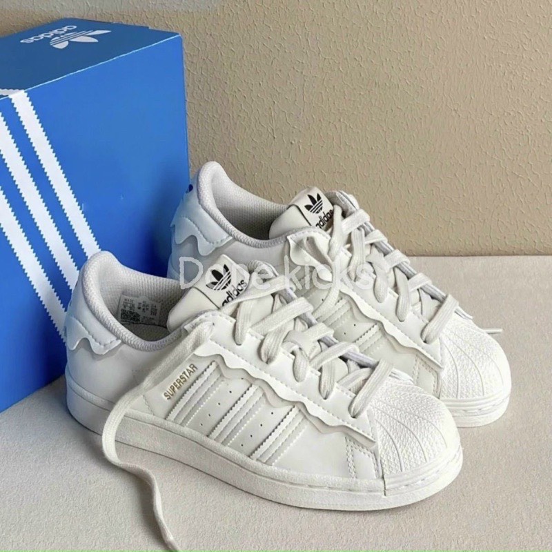 Giày Adidas Superstar Das Sò,Superstar Das Sò 2 Màu Hồng Kem,  Màu Kem Hot Trend 2022