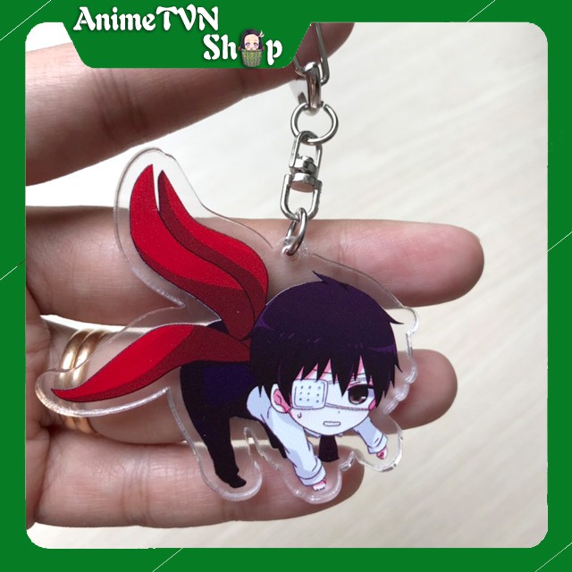 Móc khoá Mica anime Tokyo Ghoul (Ngạ Quỷ vùng Tokyo) - Nhựa Cứng Acrylic In 2 mặt sắc nét ( ảnh thật )