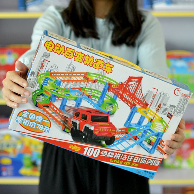 Bộ lắp ráp đường đua nhiều mẫu nhiều chi tiết
