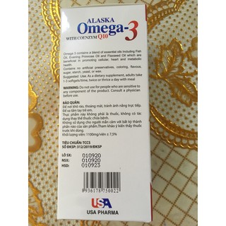 .ALASKA OMEGA 3 BỔ MẮT 100V