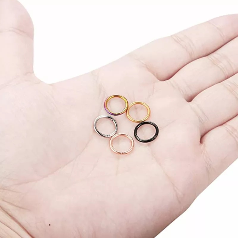 Khuyên mũi/ khuyên tai bằng thép không gỉ 4 kích thước màu sắc thời trang