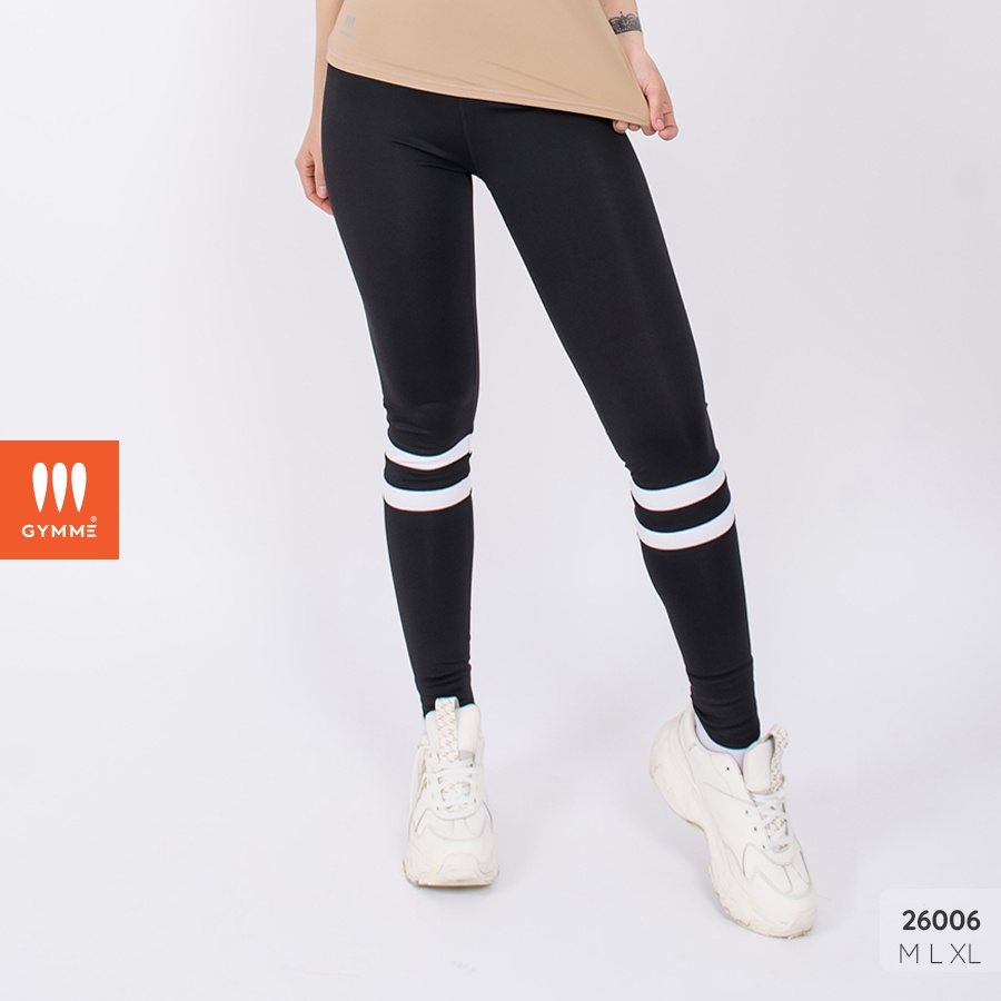 Quần tập gym nữ dài legging sọc gối, đồ tập yoga nữ gymme - - 26006