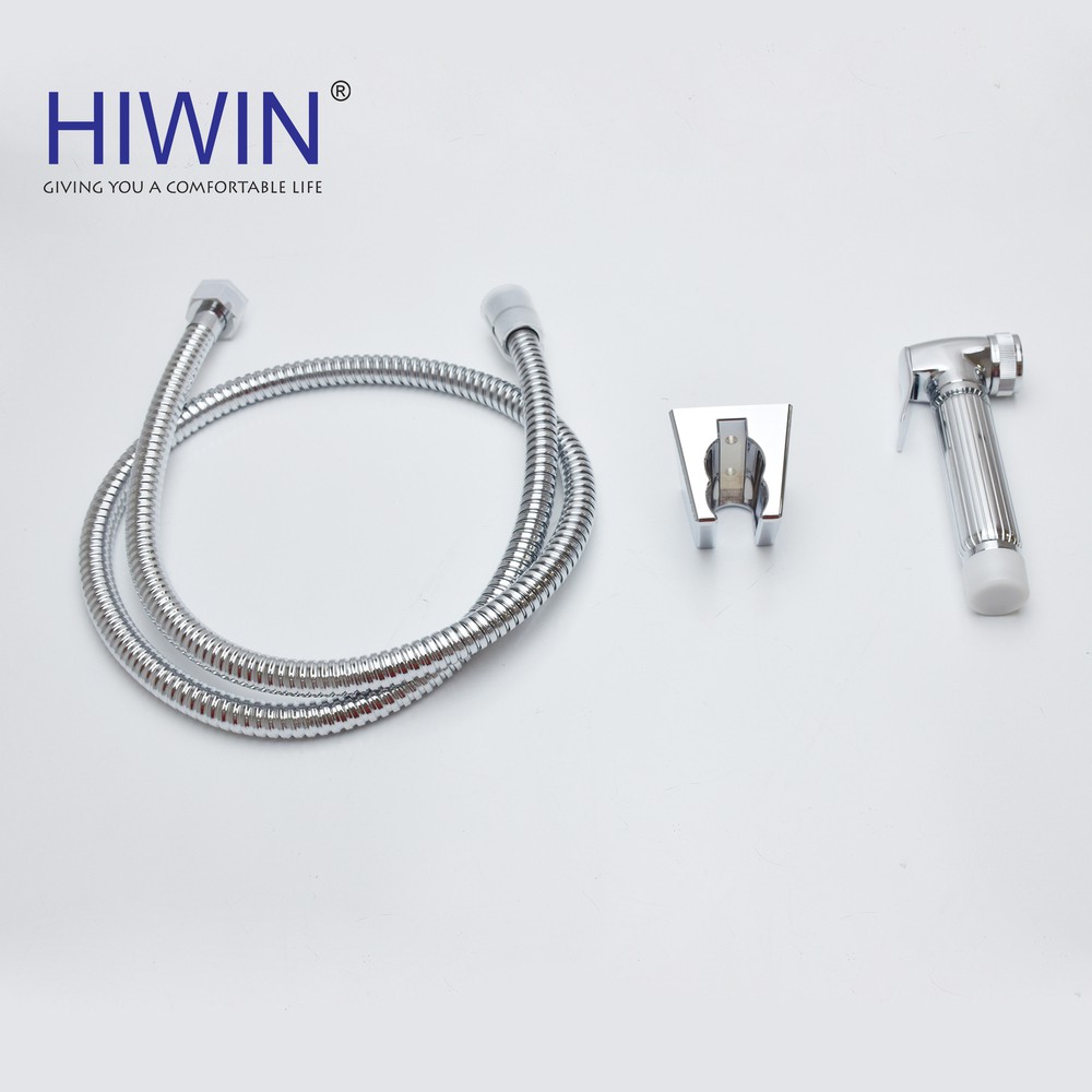 Bộ vòi xịt vệ sinh đa năng đồng mạ crom Hiwin PJF-2002