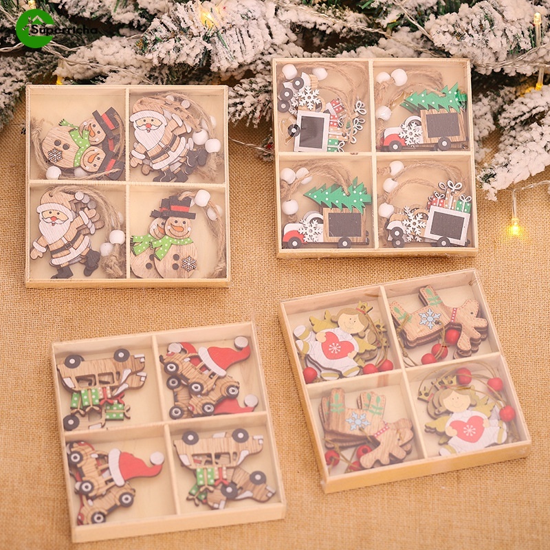 Set mặt treo trang trí cây thông noel dành cho dịp Giáng Sinh