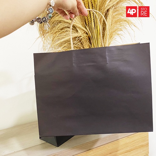 01 TÚI KRAFT XANH DƯƠNG ĐẬM 32X24X11CM - HỎA TỐC