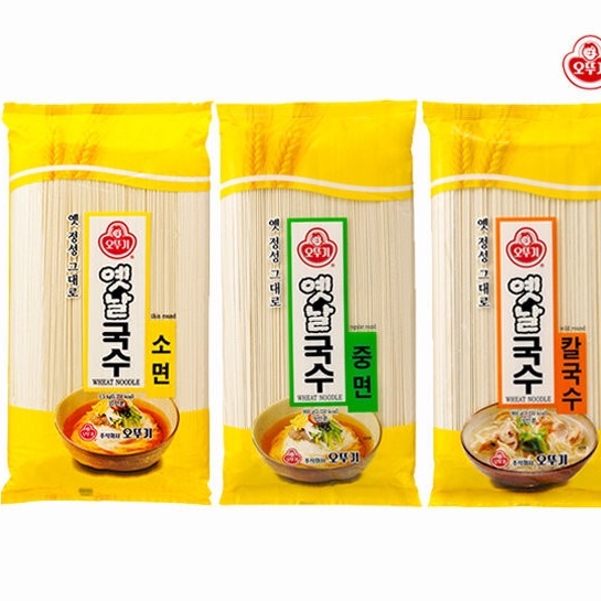 Mì sợi Hàn Quốc Ottogi 900G 옛날 국수 소면/중면/칼국수 900G