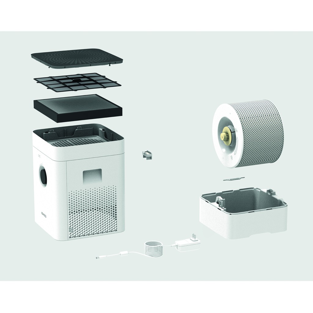 Máy Lọc Không Khí Kết Hợp Tạo Ẩm Cao Ấp 3 In 1 BONECO H300 Khuếch Tán Tinh Dầu, Lọc Bụi, Kháng Khuẩn