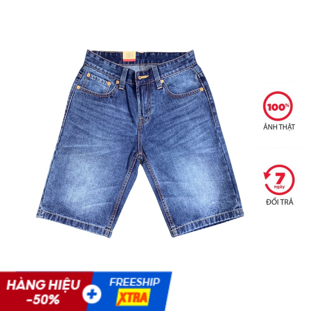 Quần Short Jeans Ngố Bò Nam 5 Màu Cơ Bản Form Chuẩn Đẹp Chất Lượng Cao Cấp Vải Dày Dặn