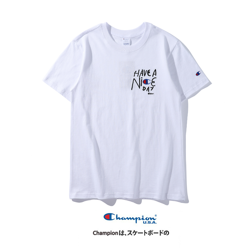 Áo Thun Cotton Ngắn Tay Thêu Chữ Cá Tính Cho Nam Nữ