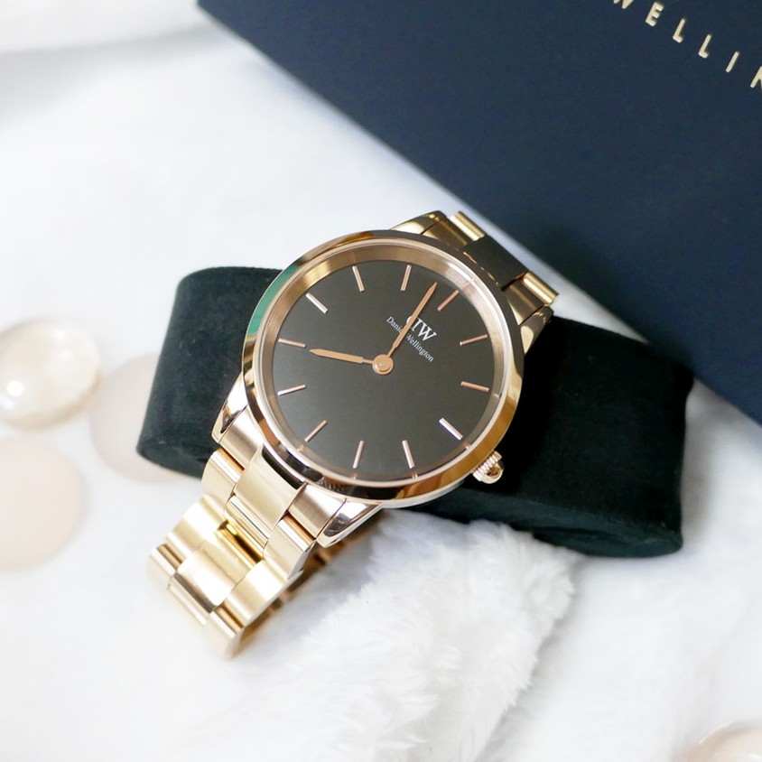 Đồng Hồ Nam Nữ Daniel Wellington Iconic Link Rose Gold Black DW Chính Hãng - OtisWatch