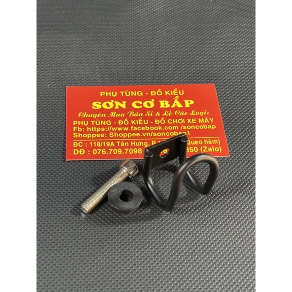 Móc treo đồ xe máy móc giữa tất cả các dòng xe kim loại tĩnh điện giá sỉ