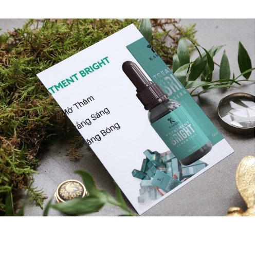 serum trắng da mờ thâm kamel treatment bright 10ML tại nhà, serum giảm thâm mụn - toner căng bóng da