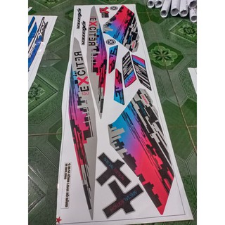 Tem rời ex 150 tp xe bạc