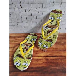 Dép Xỏ Ngón In Hoạt Hình Spongebob Dễ Thương