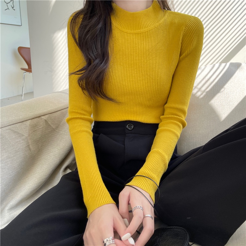 Áo Len Nữ Cao Cổ 🎁 Nana's House - FREESHIP 🎁 Áo cổ 3 phân body dài tay dáng ôm, cá tính, sang chảnh HOT | BigBuy360 - bigbuy360.vn