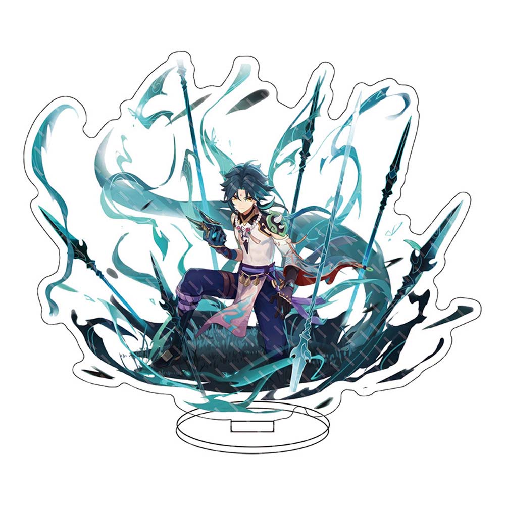 Mô hình nhân vật anime Genshin Impact có giá đỡ bằng acrylic