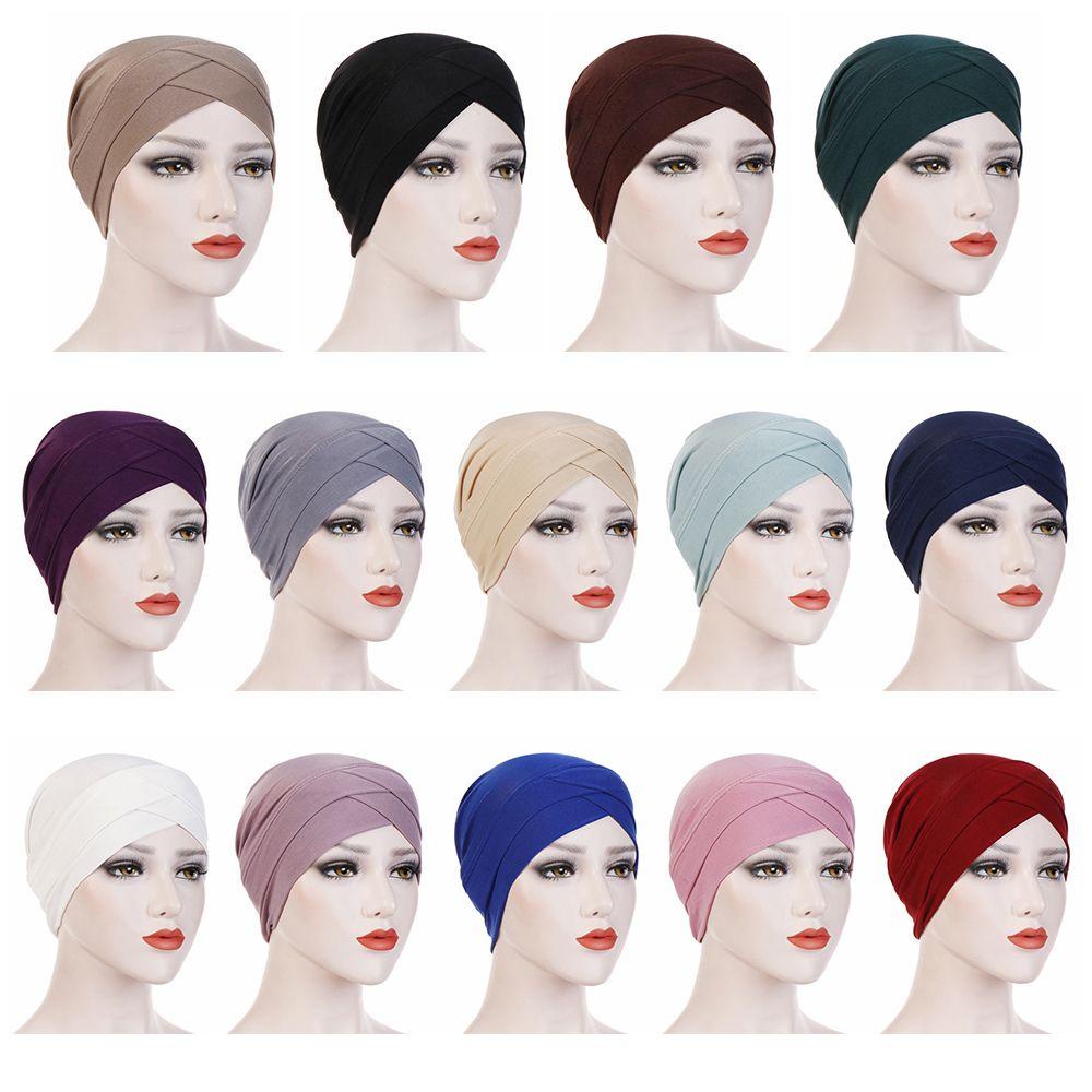 BORAG Mũ Turban Thắt Nút Trước Co Giãn Thời Trang Cho Nữ