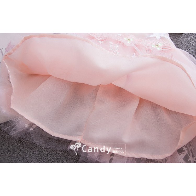 Váy công chúa bé gái size 8-16kg đính bông