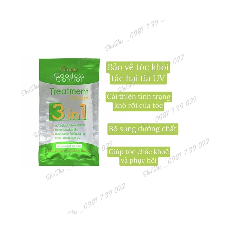 [ JUNHEE AUTH ] Hộp 24 gói Kem ủ tóc Bio Treatment trộn màu