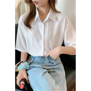  Áo sơ mi trắng học sinh Unisex CAMA STORE M103 