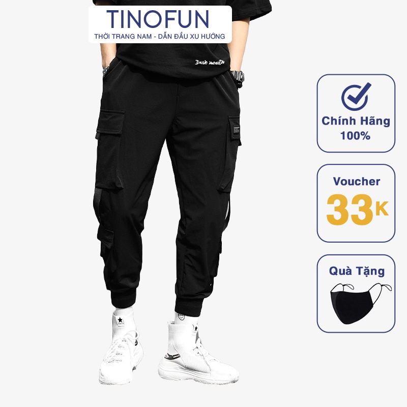 Quần jogger nam nữ thể thao TINOFUN 💖FREESHIP💖 kaki mã TT46-E thô túi hộp kiểu bó ống Hàn Quốc chất vải đẹ