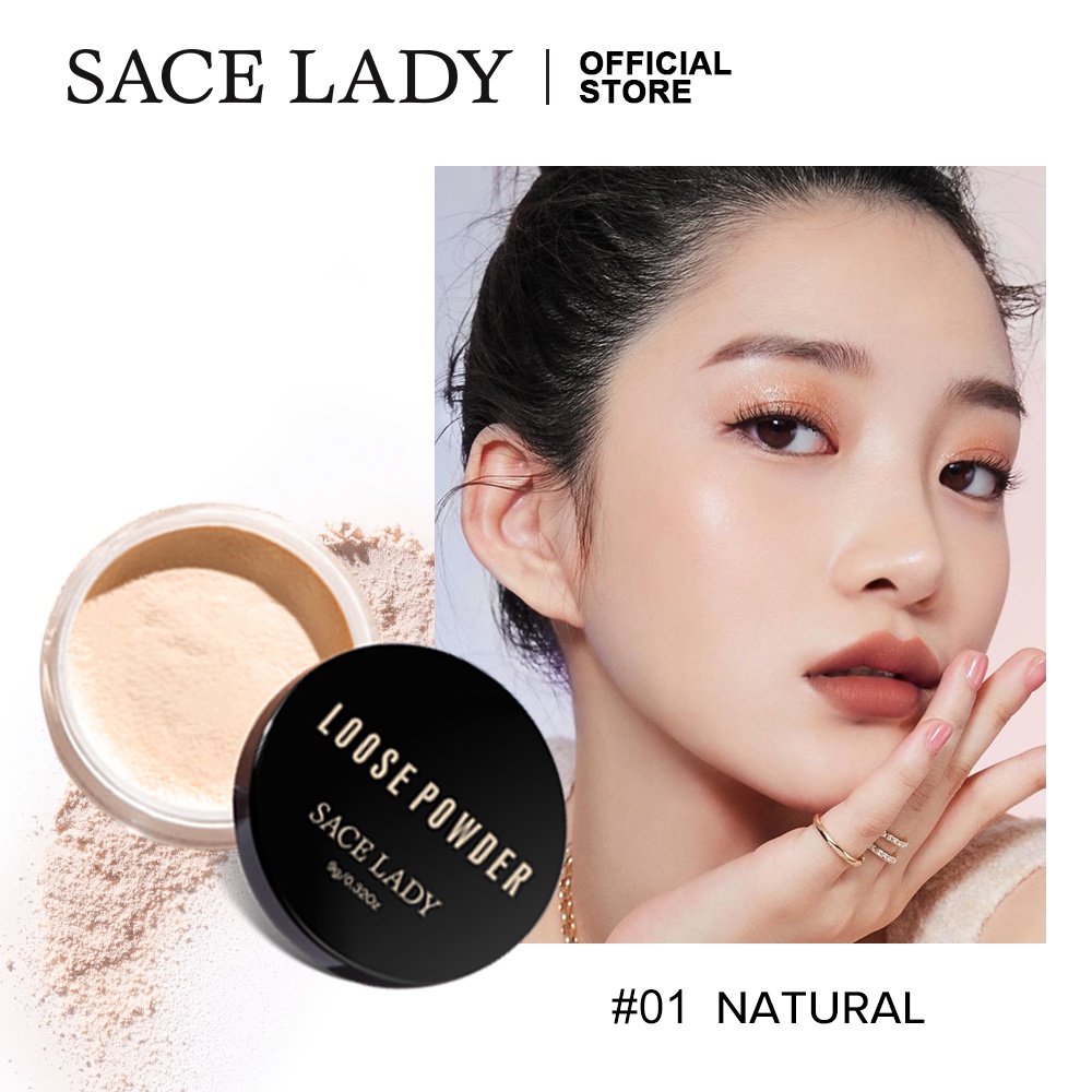 Phấn phủ SACE LADY kiềm dầu trang điểm da mặt lâu trôi chống thấm nước 4g/0.14oz