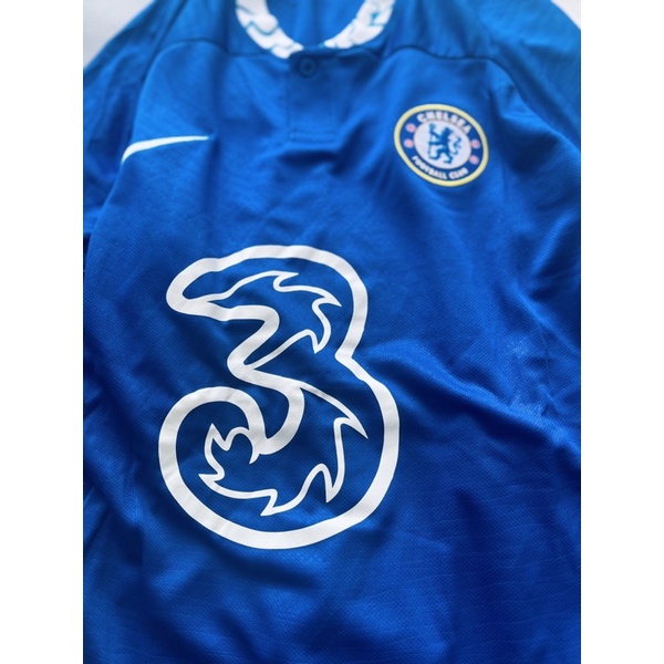 Set Bộ quần áo bóng đá thể thao nam nữ vải gai mịn thái lan clb chelsea Fc mùa giải 2022 2023 áo xanh quần xanh