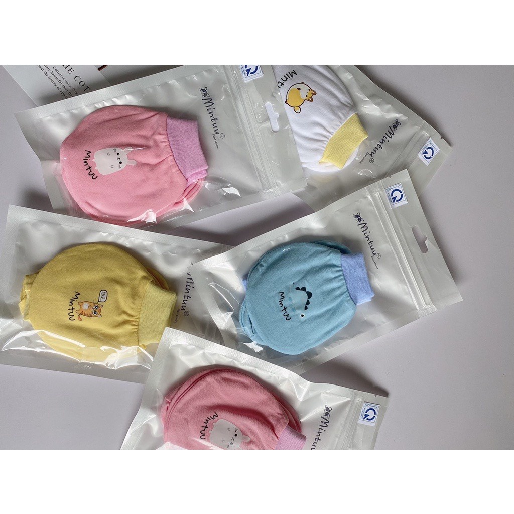 Set Bao Chân + Bao Tay Nguyên Sét Hình Mèo Thỏ