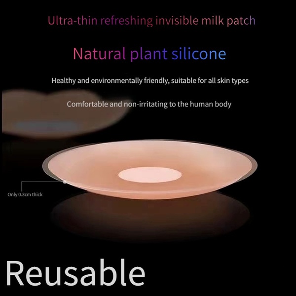 Bộ 3 Cặp Băng Dán Đầu Ngực Bằng Silicon Chống Nước Chống Mồ Hôi Có Thể Tái Sử Dụng Kèm Hộp Đựng