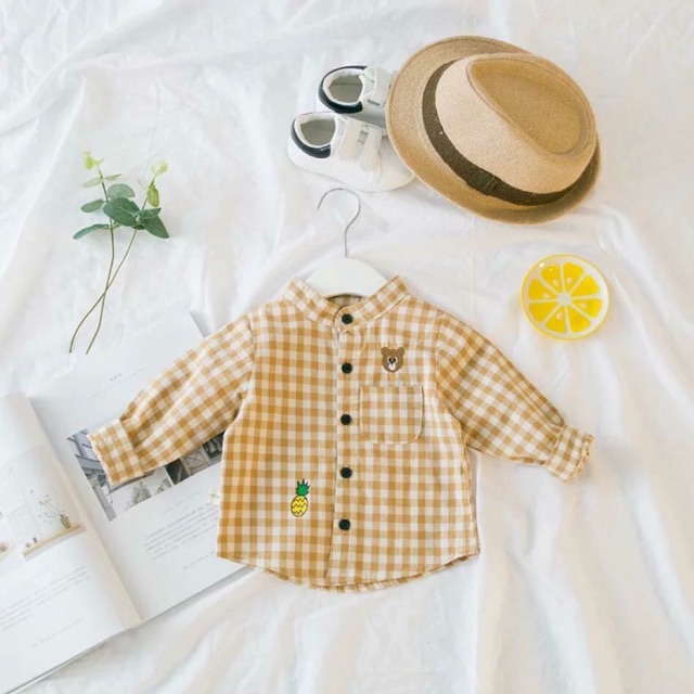 Sơ mi gấu cho bé yêu