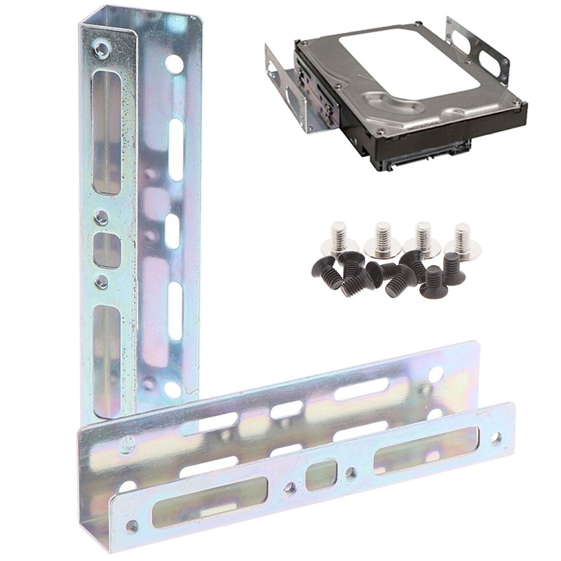 {Louislife}1Set 5.25 Inch to 3.5 + 3.5 Inch to 2.5 Hard Disk Drive Mounting Bracket Dock adore