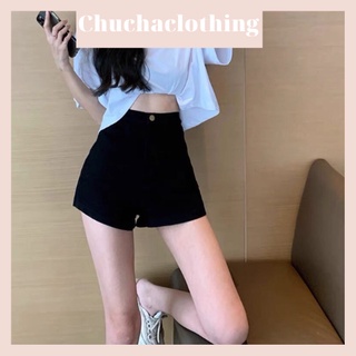 Quần đùi lưng cao 1 nút dáng Hàn Quốc CHUCHACLOTHING