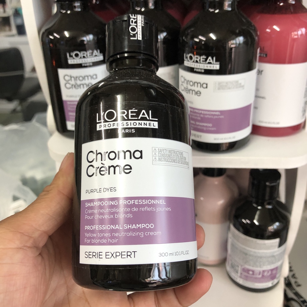 {giá sỉ} Dầu Gội Tím Loreal Silver Khử Ánh Sắc Vàng 300ml