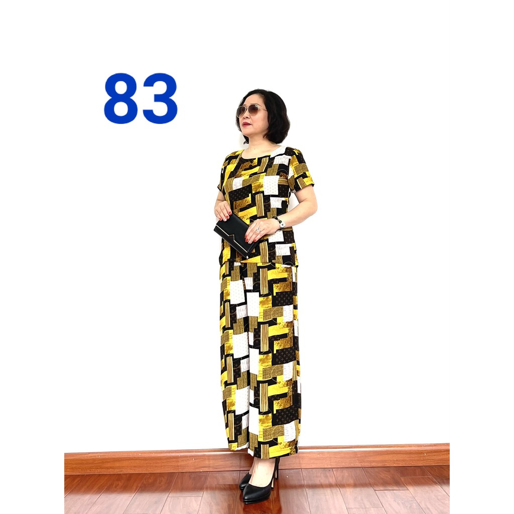 [Xả Hàng] Đồ bộ trung niên cao cấp 2021 - lụa hàn châu siêu mềm, siêu mát - Sang Trọng dánh cho Quý Bà - Laddy_Store