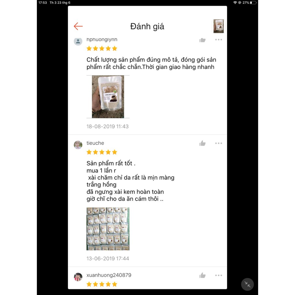 BỘT CÁM GẠO SỮA VÀ CÁM GẠO CAFE 100G HANDMADE