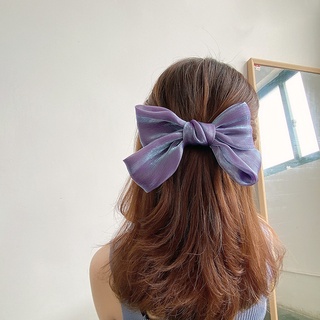 Kẹp Tóc Hình Nơ Bằng Lụa Thời Trang Hàn Quốc Cho Nữ