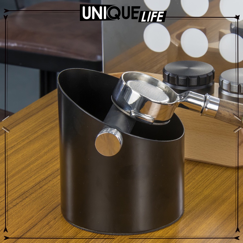 [Niuniu appliances] Coffee Knock Box Grinds Waste Bucket for Coffee Maker Non-Slip for Home