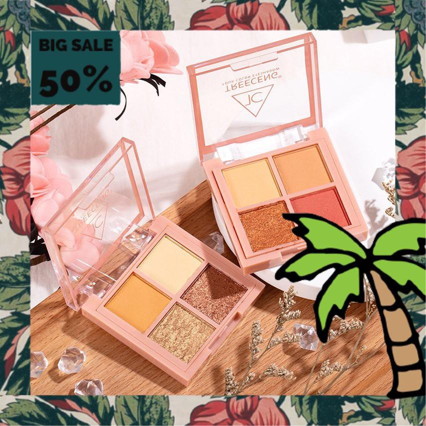 Phấn Mắt 4 Ô K'PEINE TC TREECENG Kèm Nhũ Thiết Kế Nhỏ Gọn Auth Nội Địa | BigBuy360 - bigbuy360.vn