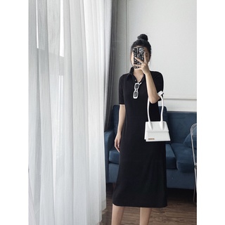 VÁY SUÔNG CỔ BẺ DẬP LI CHO NỮ