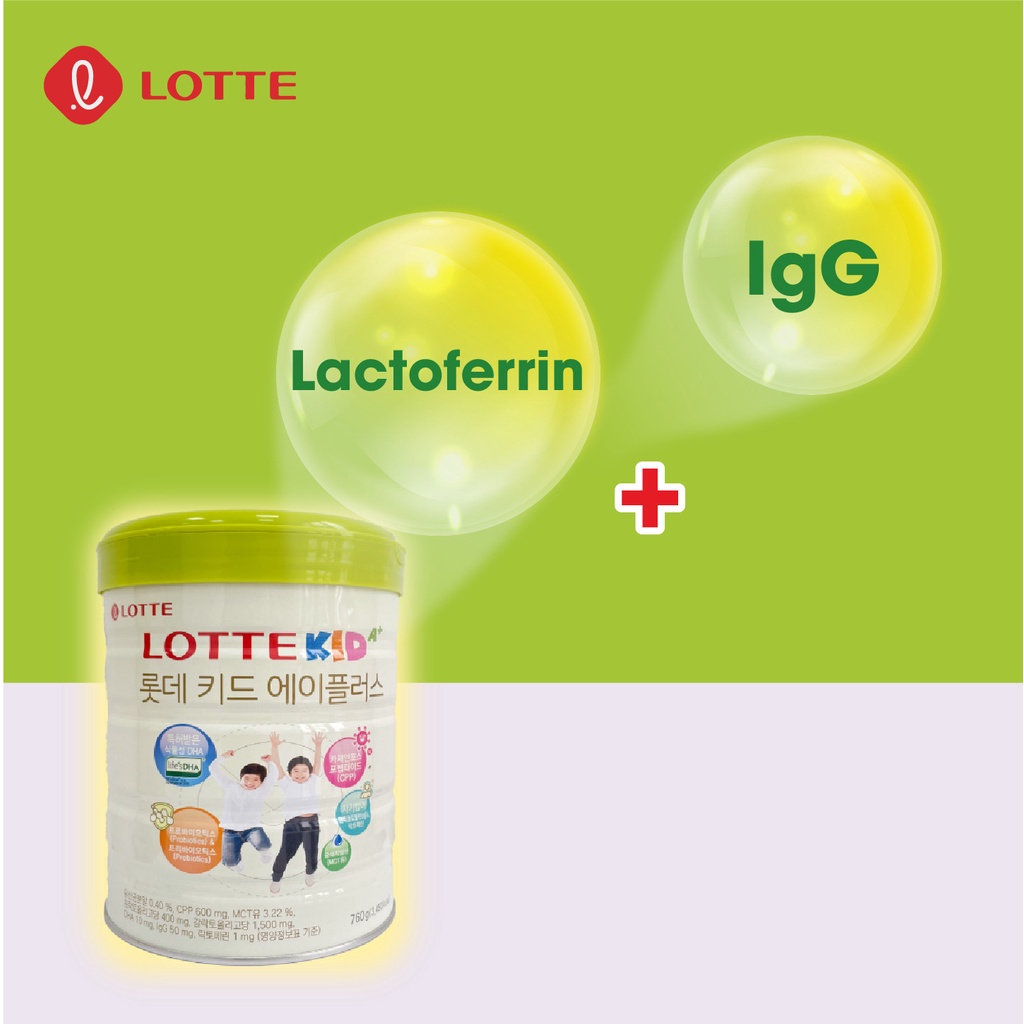 Sữa LOTTE KID A+ Hàn Quốc 760G (1-10 tuổi)