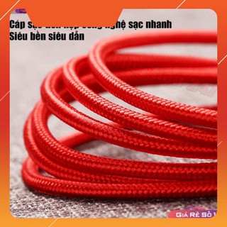 Cáp Sạc Điện Thoại💥Dây Sạc 3 Đầu Type C, Lightning, Micro USB Siêu Bền