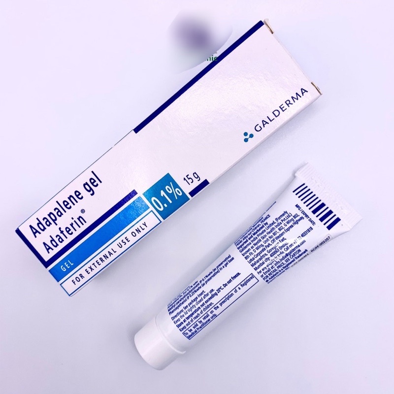 Adapalene Gel 0.1% Adaferin Chính Hãng  trợ thủ dẹp mụn tuyệt đỉnh cho bạn nâng cấp bản thân